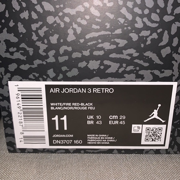 Nike Air Mens Jordan OG 3’s - Picture 5 of 8